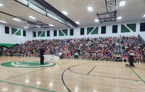 Motivational Speaker Talks to Students About Overcoming Adversity