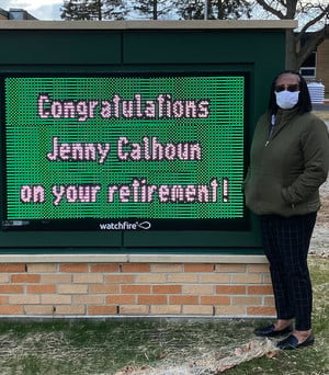 Congrats to Jenny Calhoun on Retirement