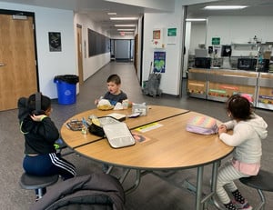 New Cafeteria Space Makes Lunch Enjoyable