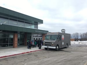 Milk Can Food Truck visits Canterbury