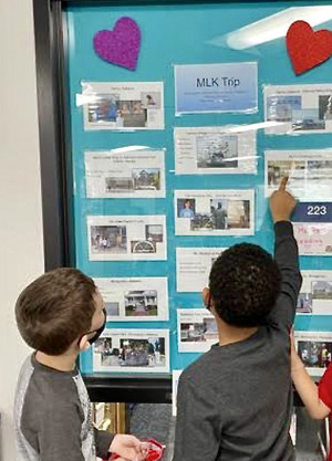 Display Reinforces Students' Knowledge About MLK & Civil Rights Movement