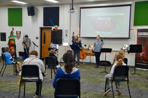Students Learn About Benefits of Orchestra Program